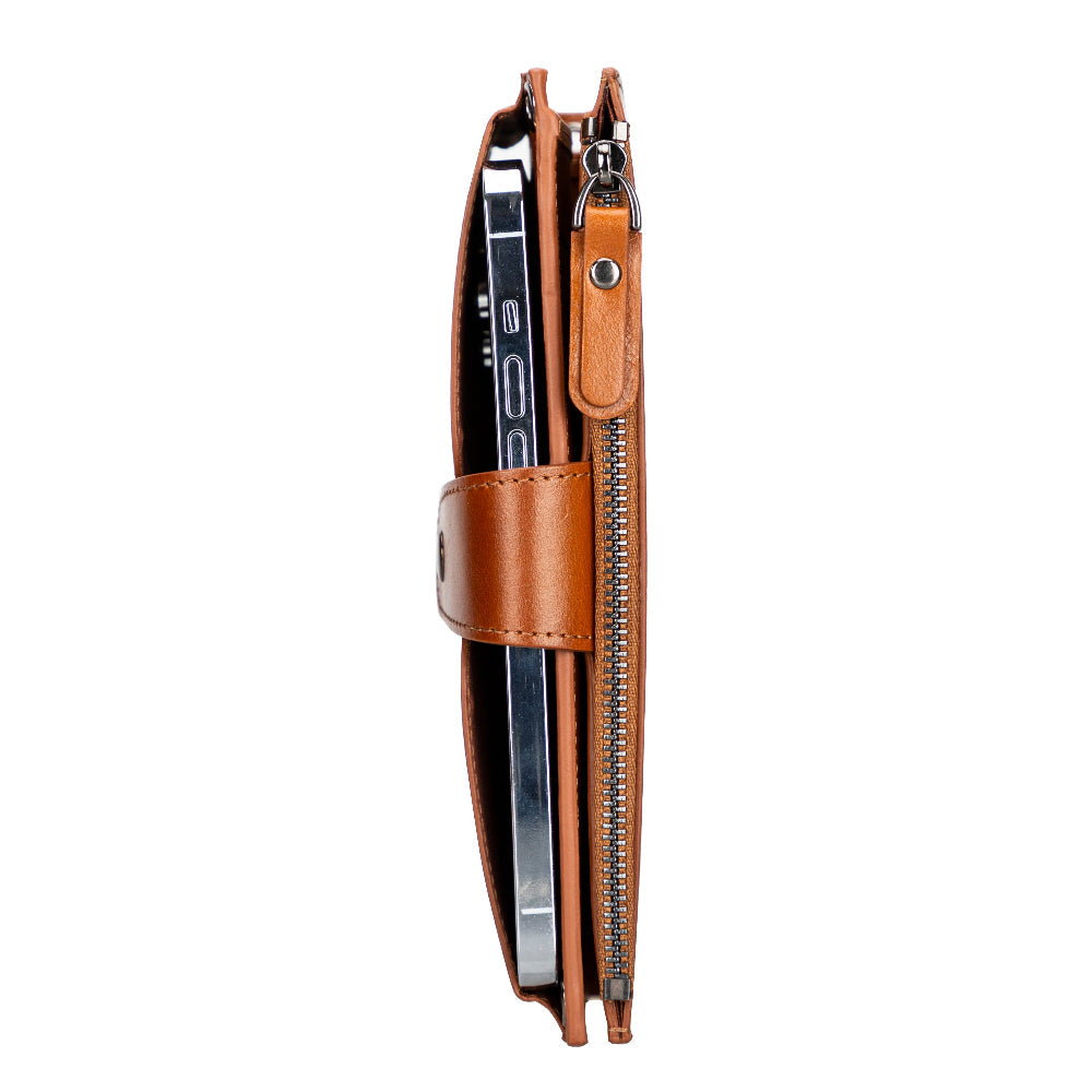 Valora Strap Leather Crossbody Wallet