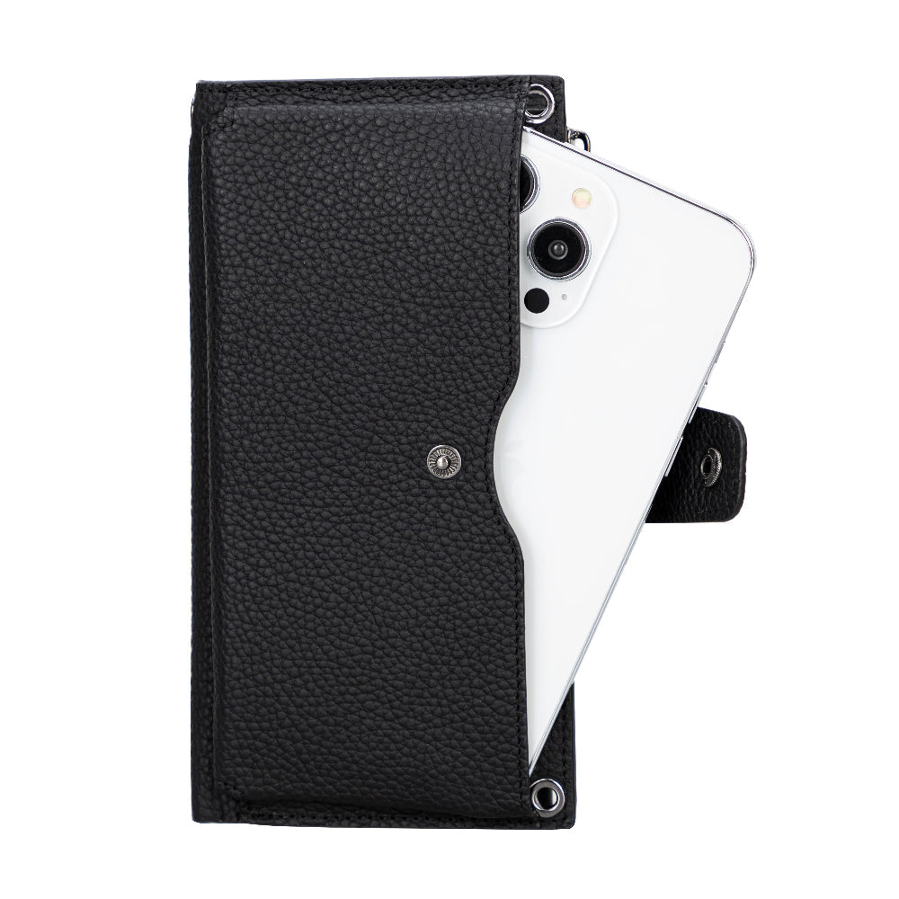 Valora Strap Leather Crossbody Wallet