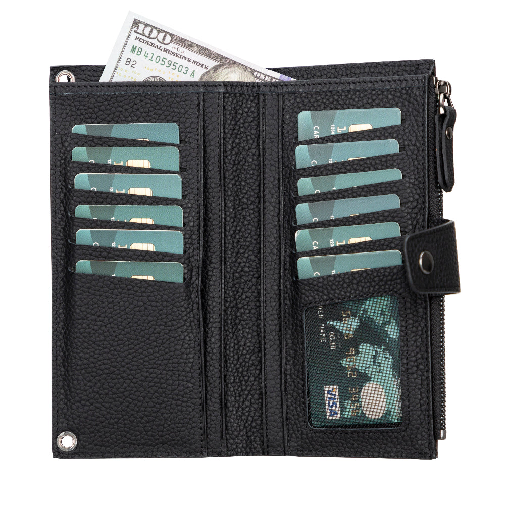 Valora Strap Leather Crossbody Wallet