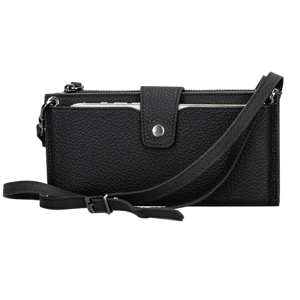 Valora Strap Leather Crossbody Wallet