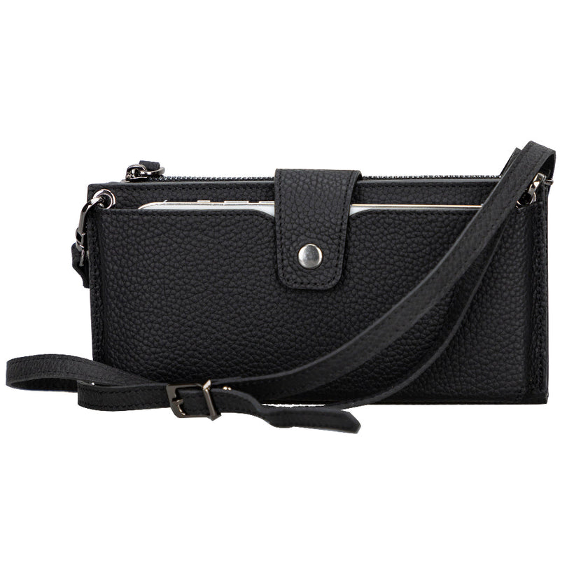 Valora Strap Leather Crossbody Wallet