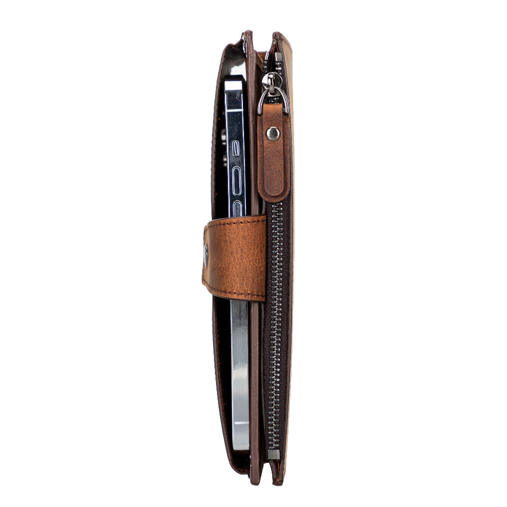 Valora Strap Leather Crossbody Wallet