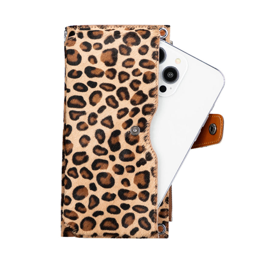 Valora Strap Leather Crossbody Wallet