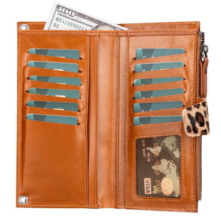 Valora Strap Leather Crossbody Wallet