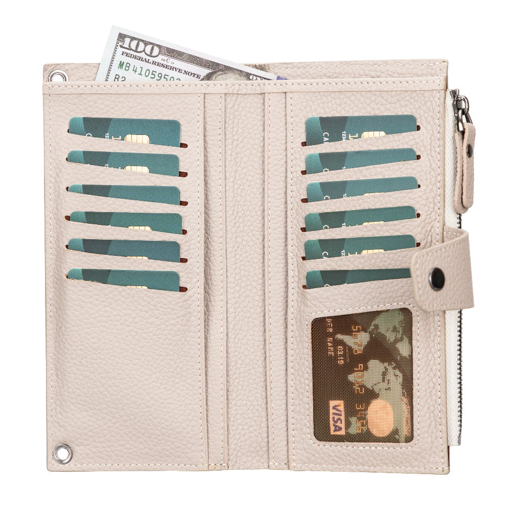 Valora Strap Leather Crossbody Wallet