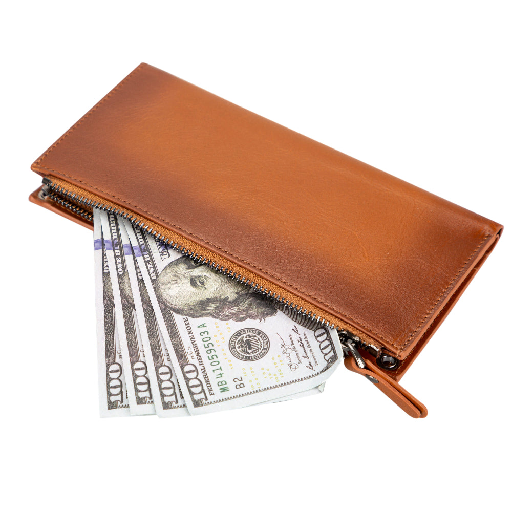 Valora Strap Leather Crossbody Wallet