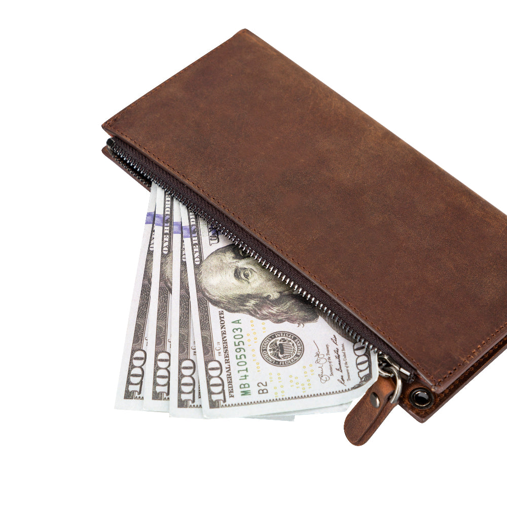 Valora Strap Leather Crossbody Wallet