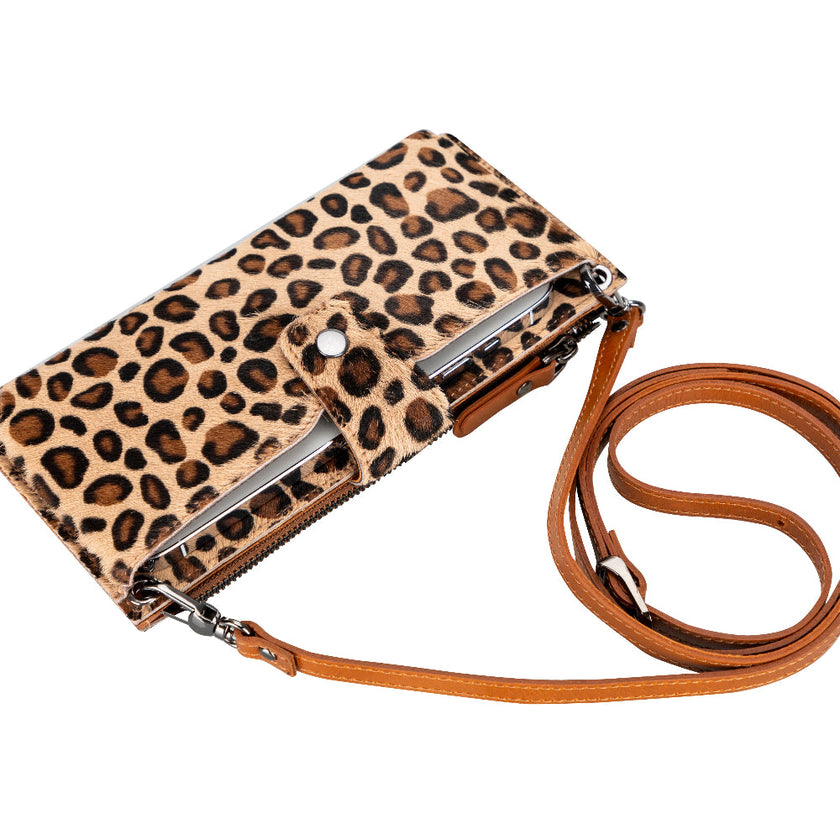 Valora Strap Leather Crossbody Wallet