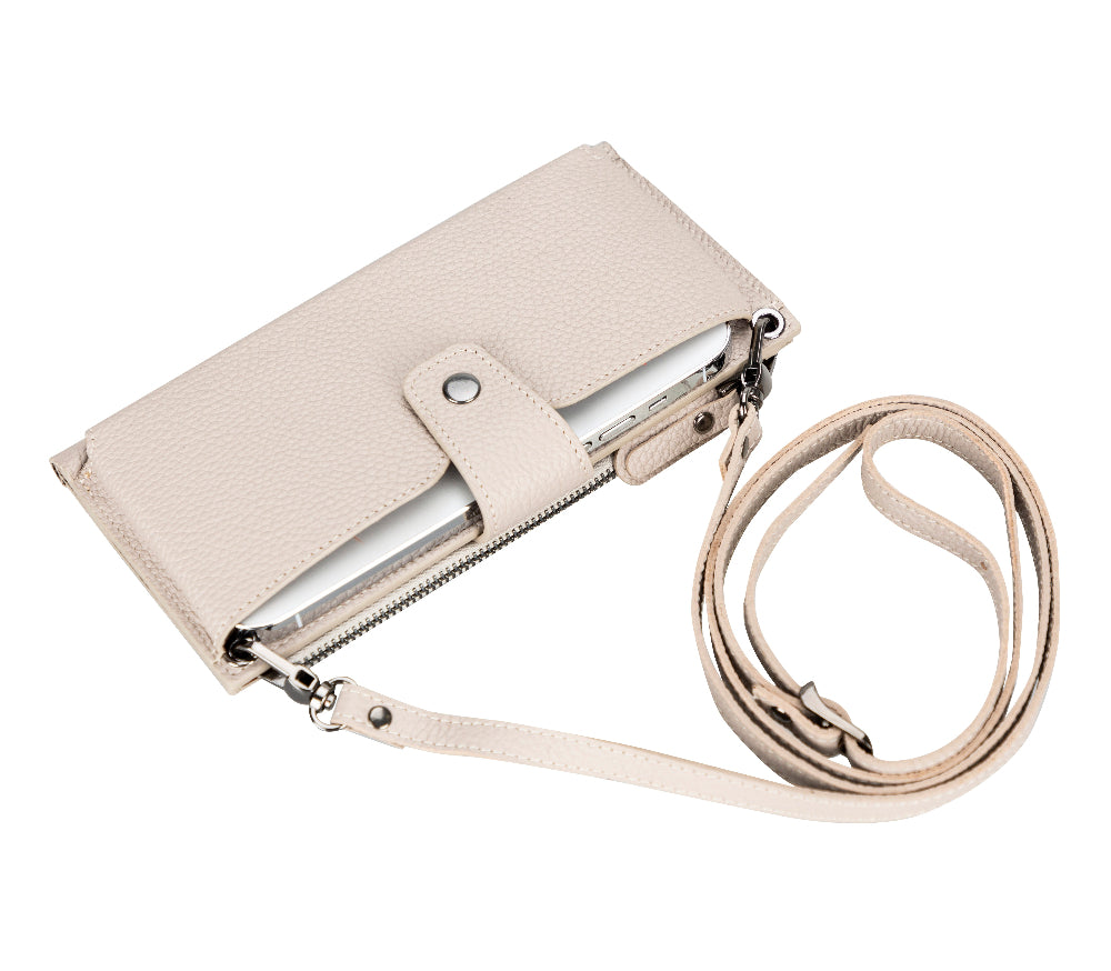 Valora Strap Leather Crossbody Wallet