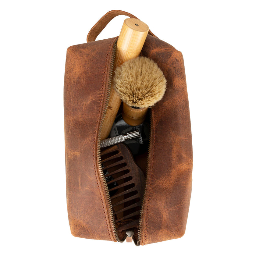 Galli Leather Dopp Kit, X Large