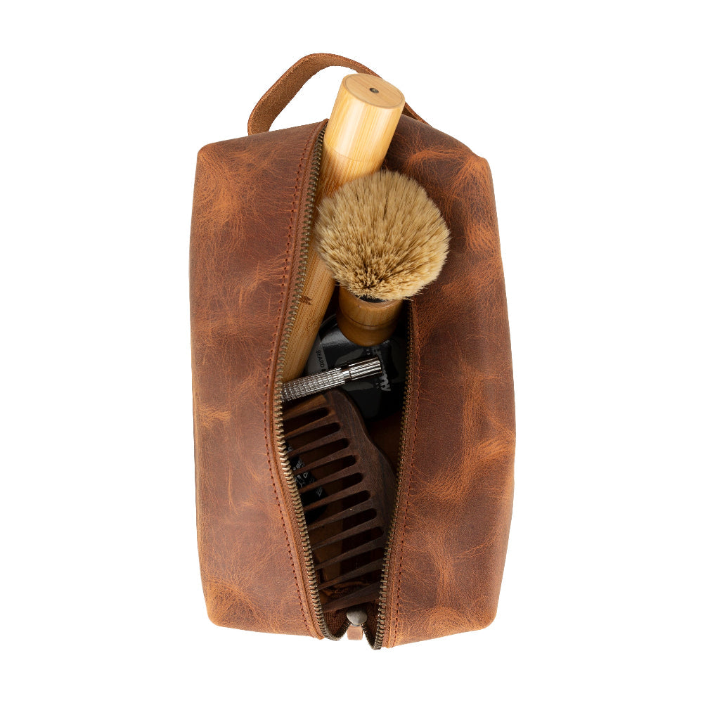 Galli Leather Dopp Kit, X Large
