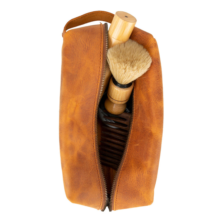 Galli Leather Dopp Kit, X Large