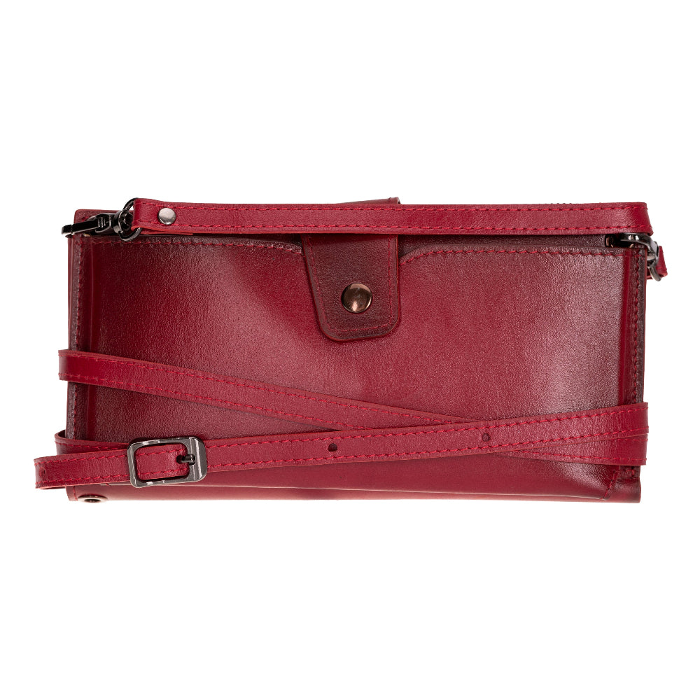 Valora Strap Leather Crossbody Wallet
