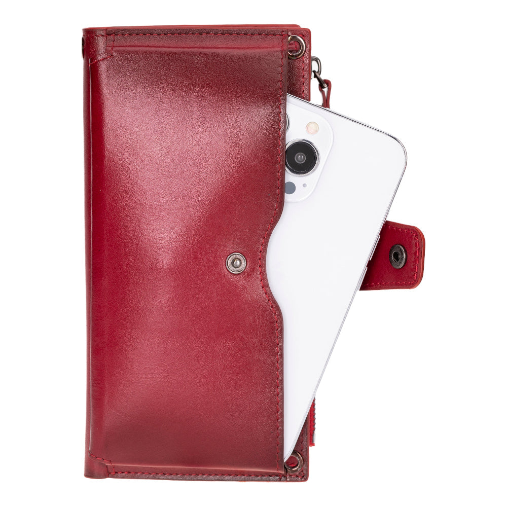 Valora Strap Leather Crossbody Wallet