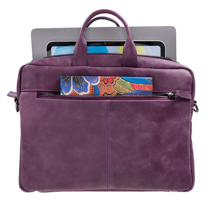 Apollo Geniun Leather Laptop Bag For 13