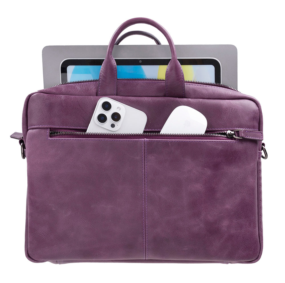 Apollo Geniun Leather Laptop Bag For 13