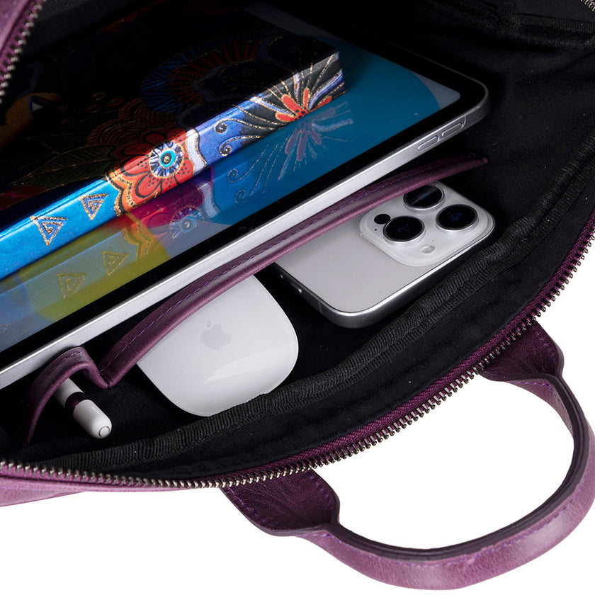 Apollo Geniun Leather Laptop Bag For 13
