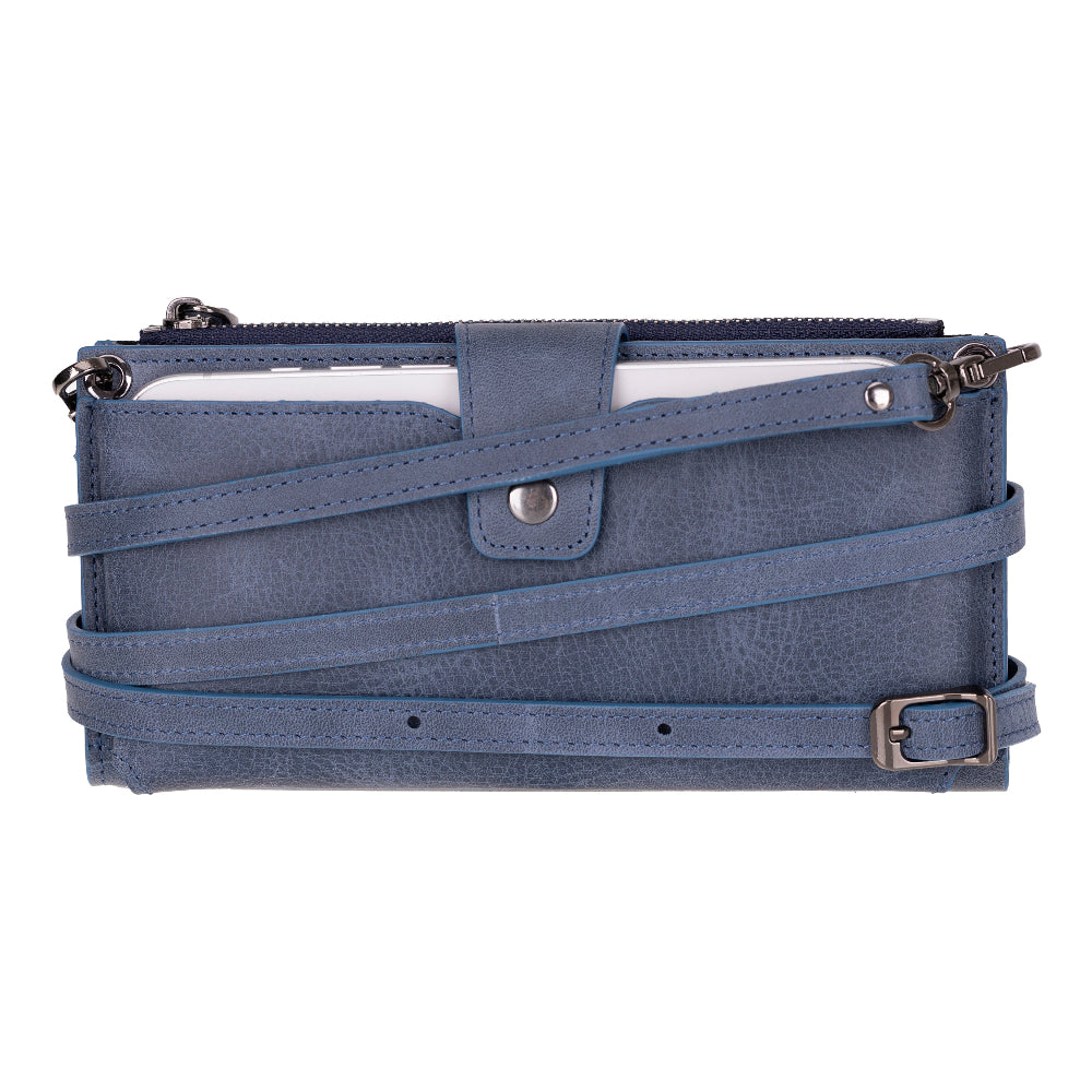 Valora Strap Leather Crossbody Wallet