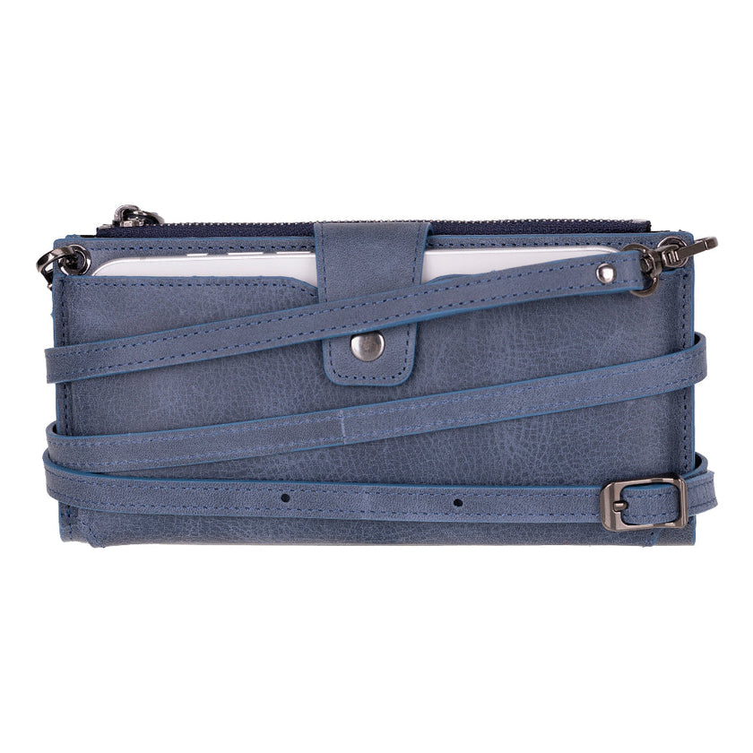 Valora Strap Leather Crossbody Wallet