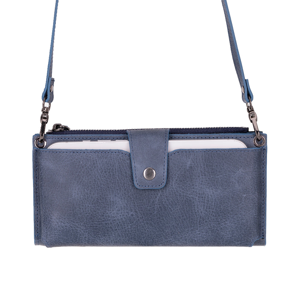 Valora Strap Leather Crossbody Wallet