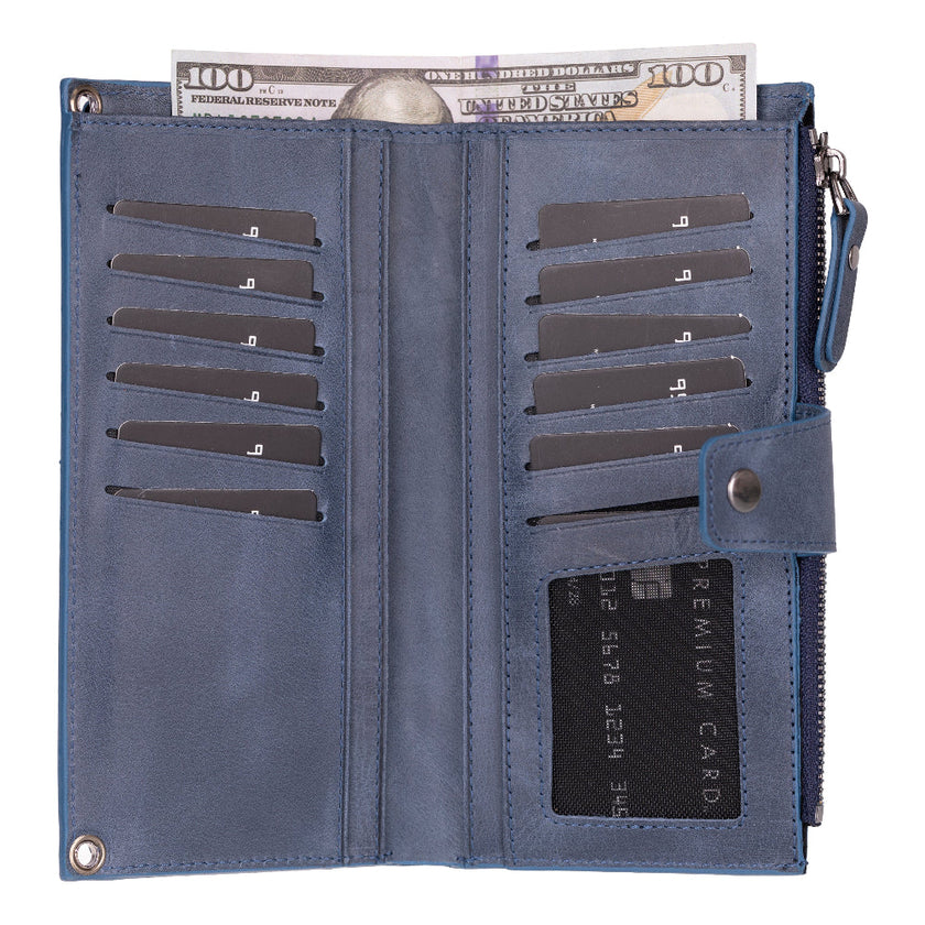 Valora Strap Leather Crossbody Wallet