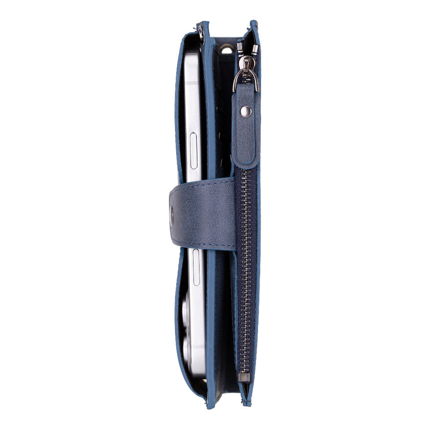 Valora Strap Leather Crossbody Wallet