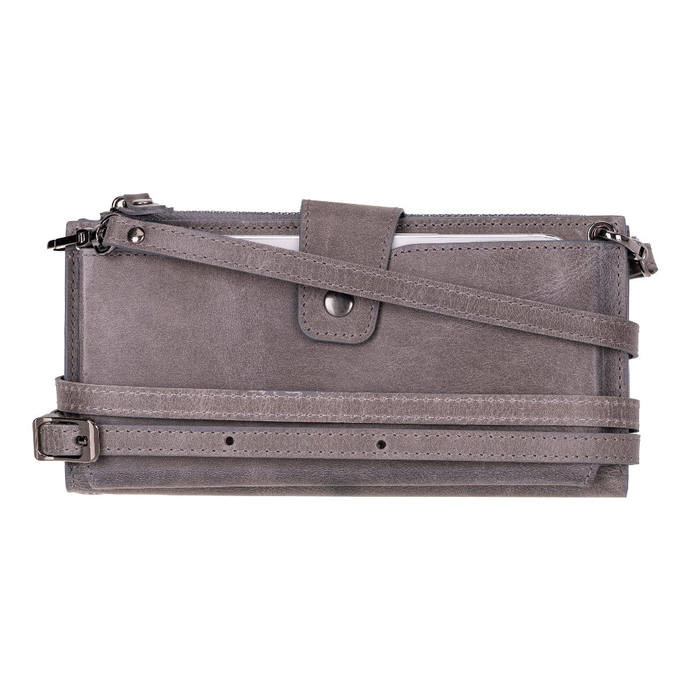Valora Strap Leather Crossbody Wallet