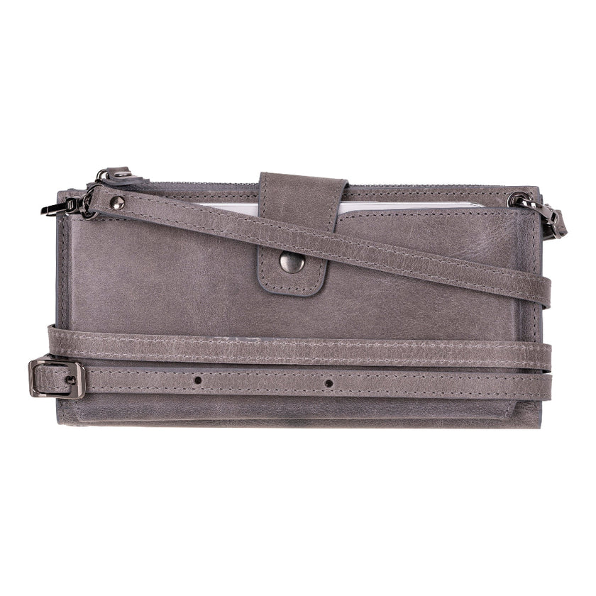 Valora Strap Leather Crossbody Wallet