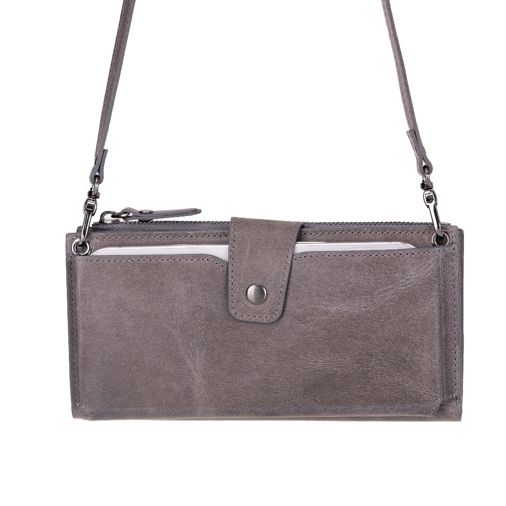 Valora Strap Leather Crossbody Wallet