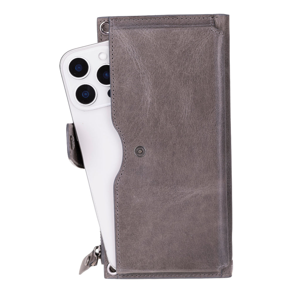 Valora Strap Leather Crossbody Wallet