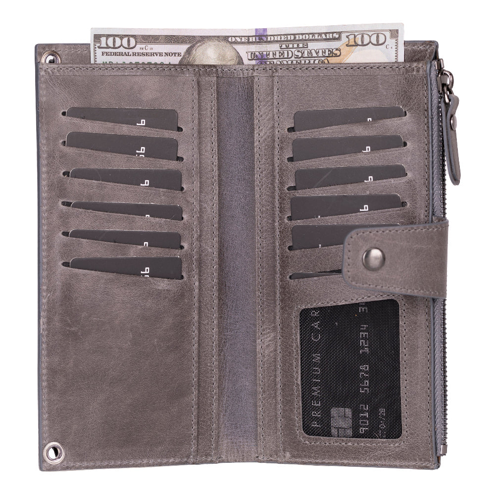 Valora Strap Leather Crossbody Wallet