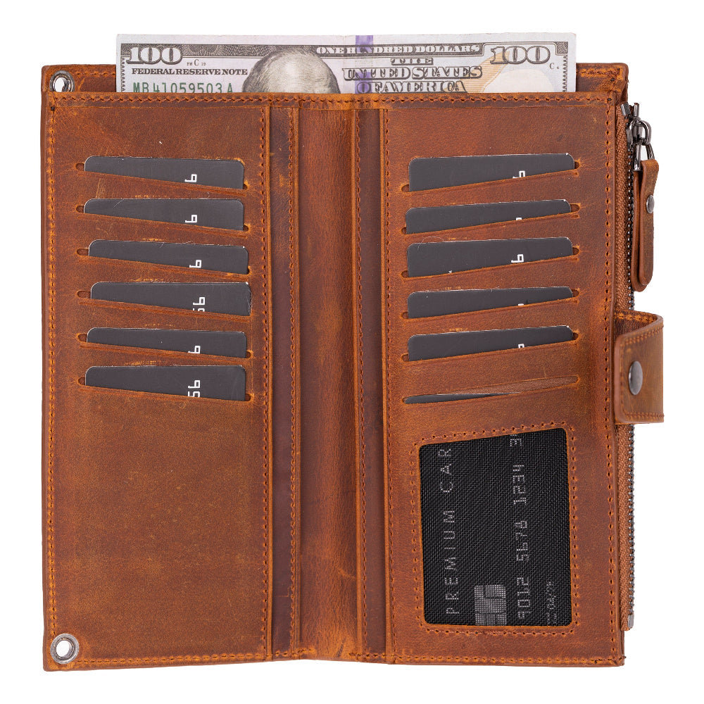 Valora Strap Leather Crossbody Wallet