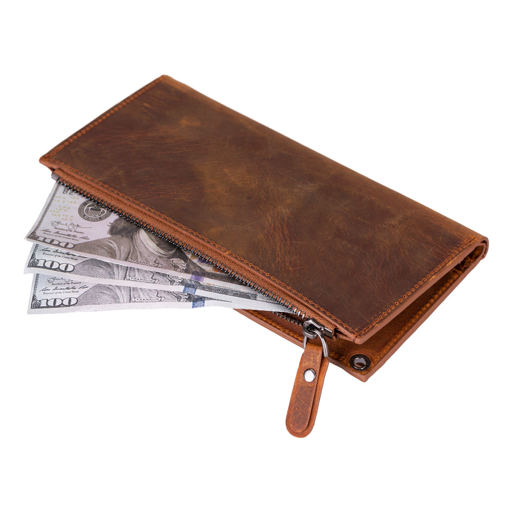 Valora Strap Leather Crossbody Wallet