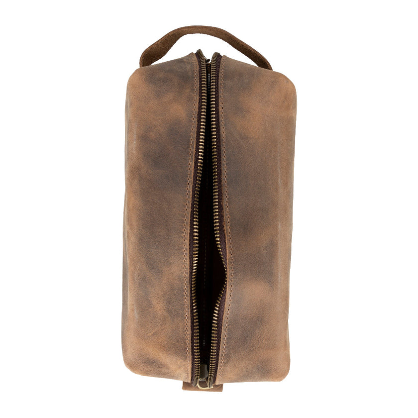 Galli Leather Dopp Kit, X Large