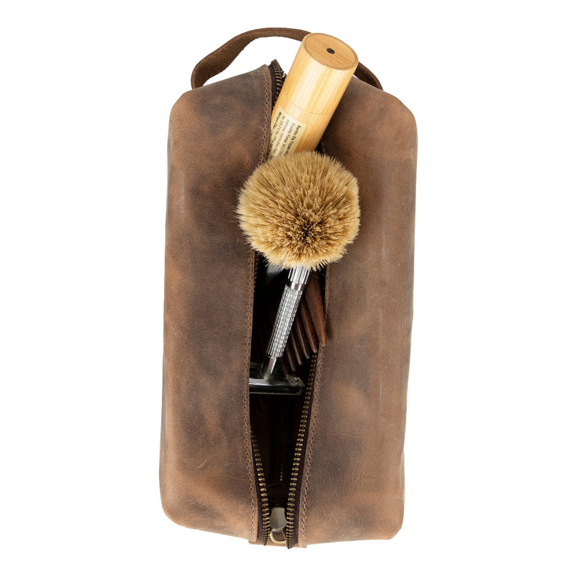 Galli Leather Dopp Kit, X Large