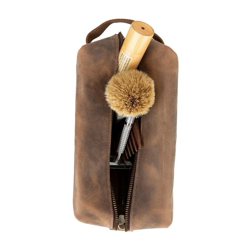 Galli Leather Dopp Kit, X Large