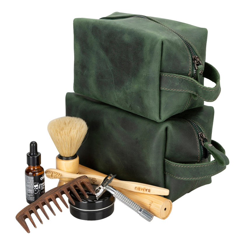 Galli Leather Dopp Kit, X Large