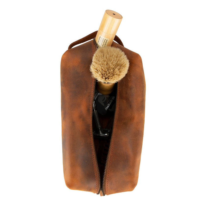 Galli Leather Dopp Kit, X Large