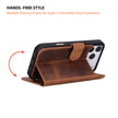 iPhone 17 Pro Leather Detachable Wallet Case