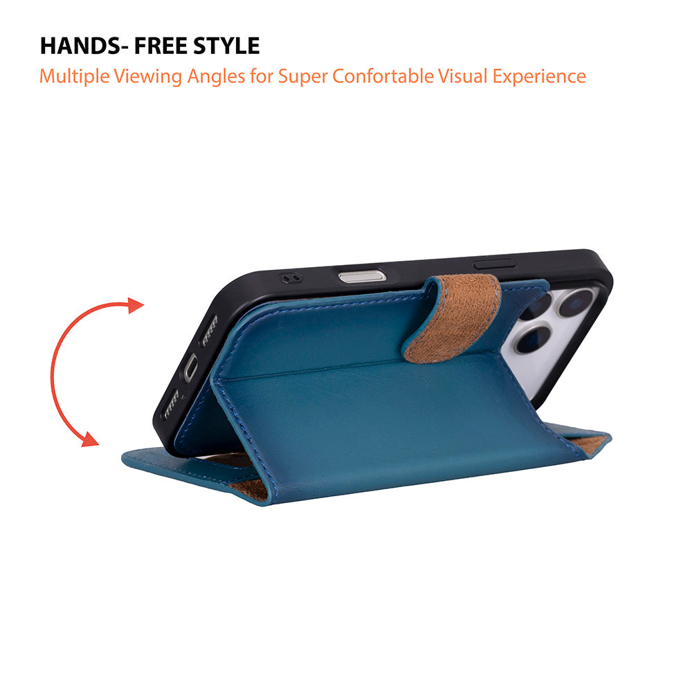 iPhone 17 Pro Max Leather Detactable Case