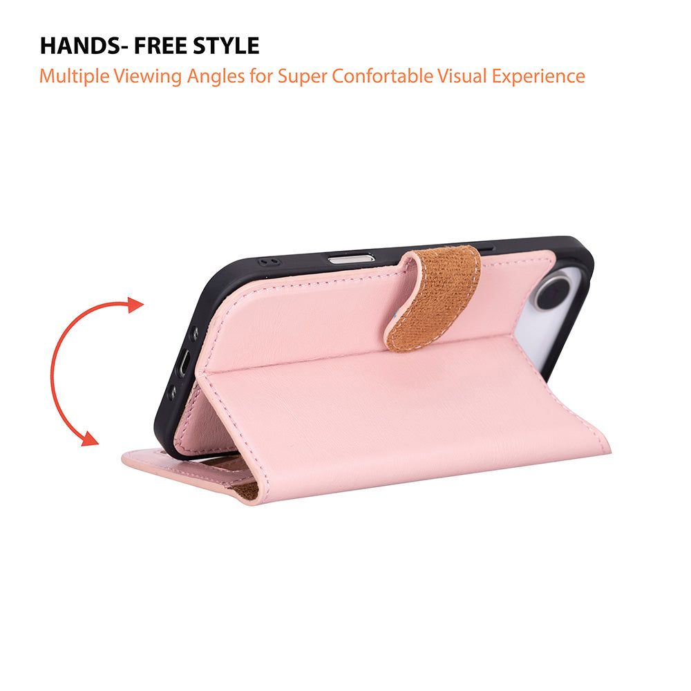 iPhone 17 Air Leather Detachable Wallet Case