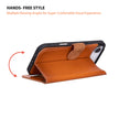 iPhone 17 Air Leather Detachable Wallet Case
