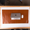 Natural Leather Desk Mat (37 cm x 80 cm)