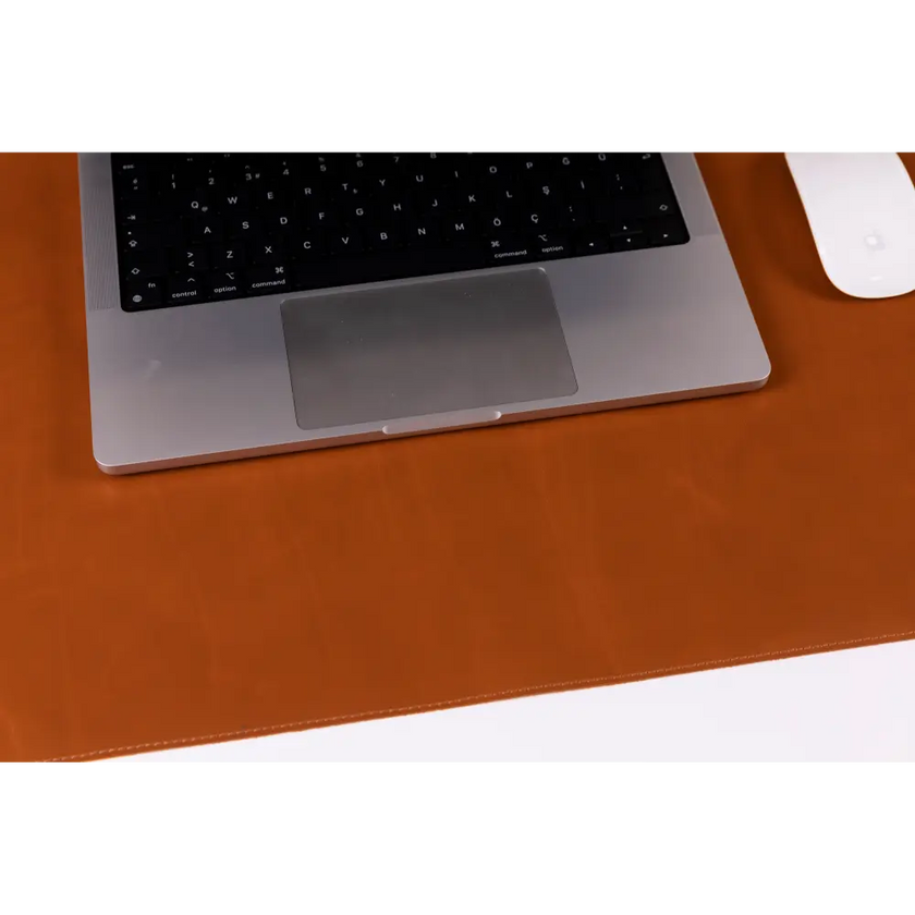 Natural Leather Desk Mat (37 cm x 80 cm)