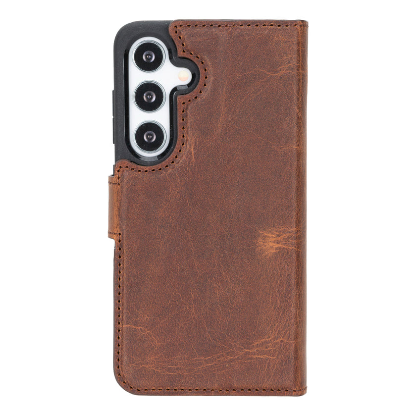Samsung Galaxy S25 Detachable Leather Wallet Case