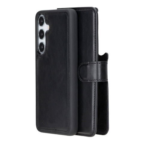 Samsung Galaxy S25 Plus Detachable Leather Wallet Case