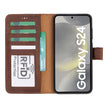 Samsung Galaxy S24 Plus Leather Detachable Wallet Case