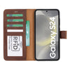Samsung Galaxy S24 Plus Leather Detachable Wallet Case