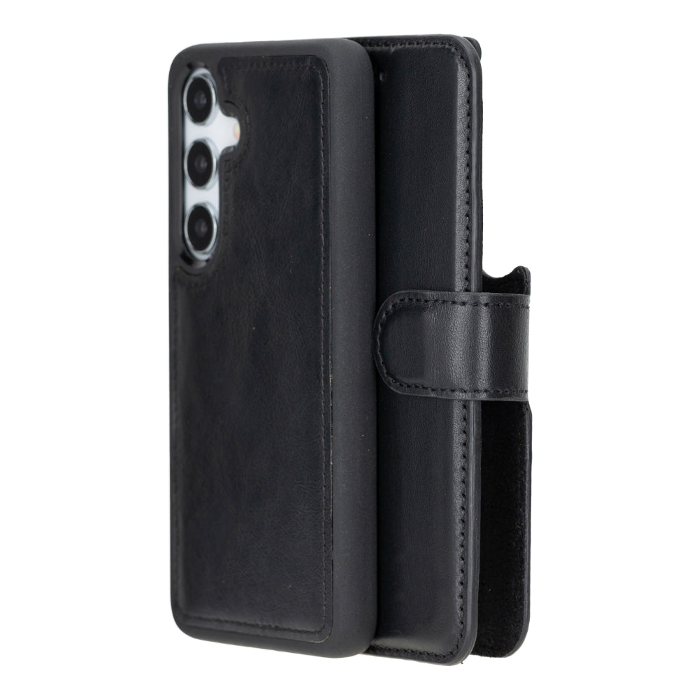 Samsung Galaxy S25 Detachable Leather Wallet Case