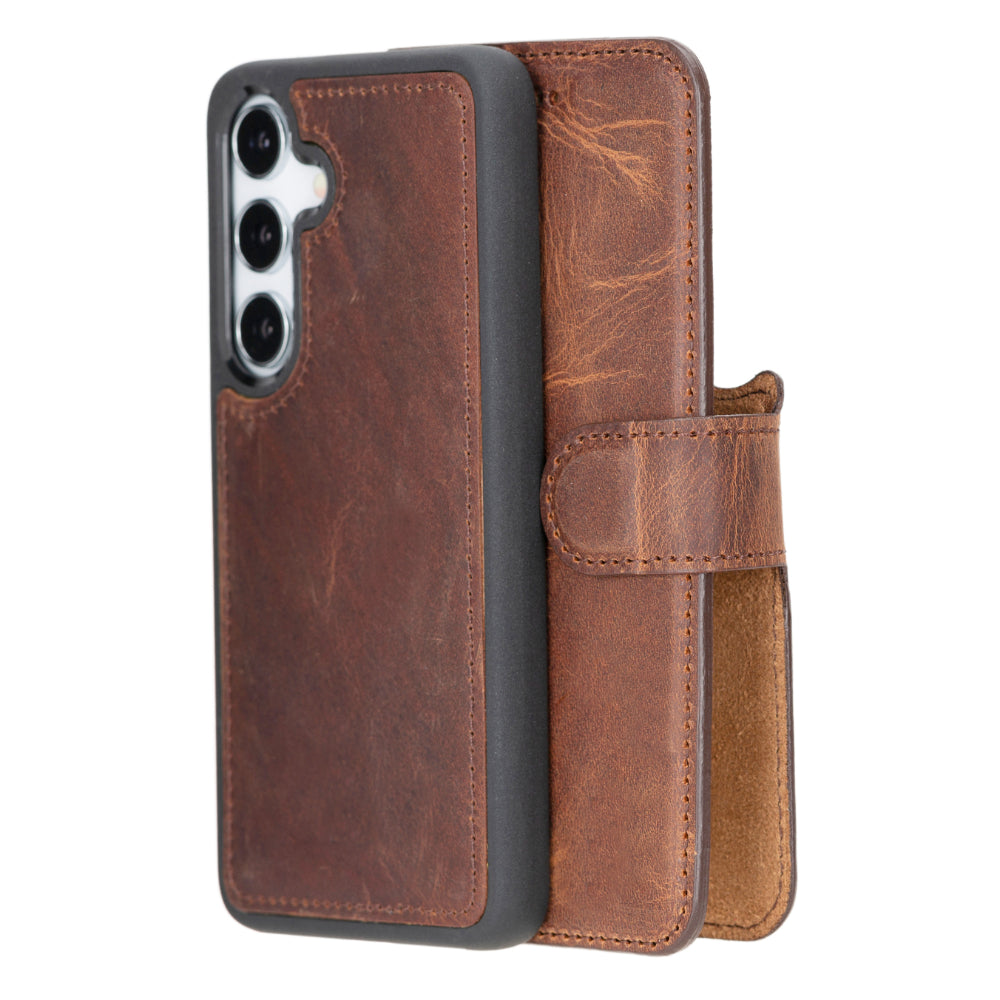 Samsung Galaxy S25 Detachable Leather Wallet Case
